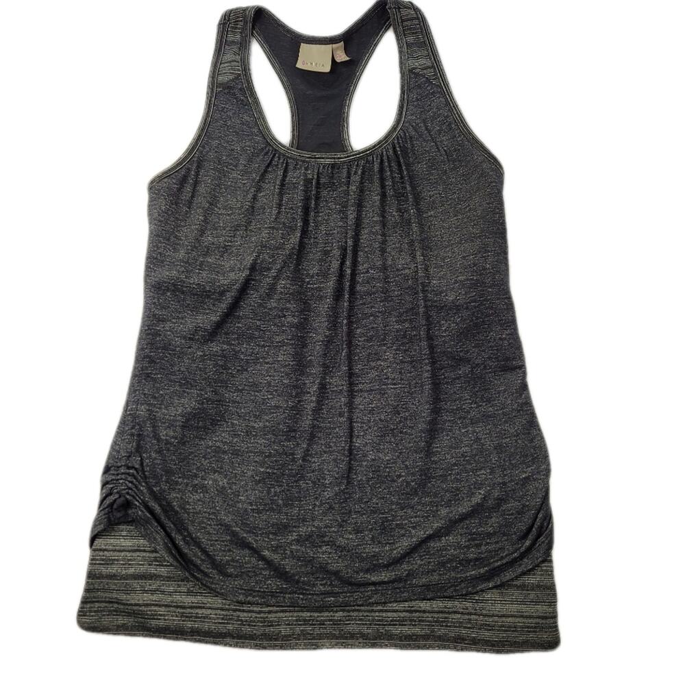 Athleta Cinch Lycra Sport Royal Pigeon Double Tank size Medium